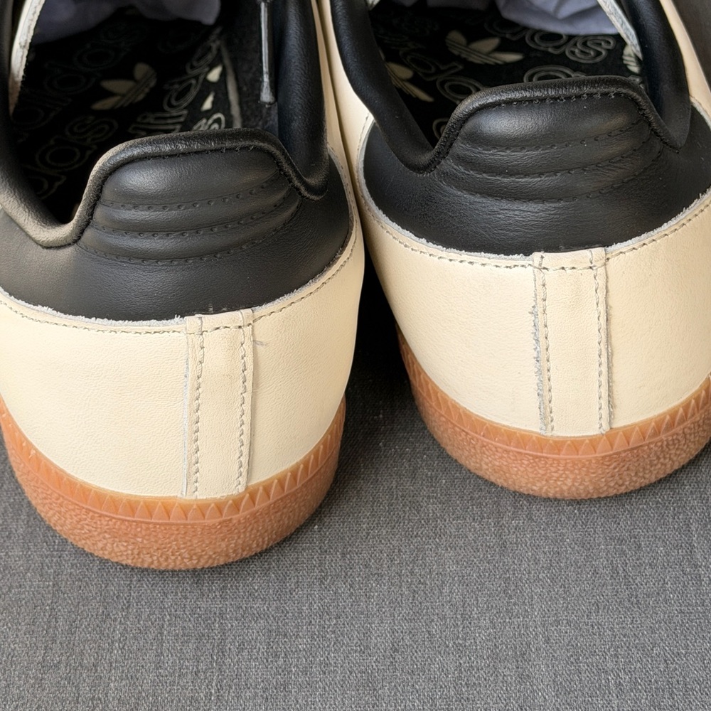 Adidas Samba Cream and Black Sneakers - Picture 10 of 16